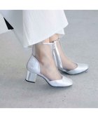 【モード エ ジャコモ/MODE ET JACOMO】のnoyau ブロックヒールチュールブーツ シルバー|ID: prp329100004571893 ipo3291000000032552409
