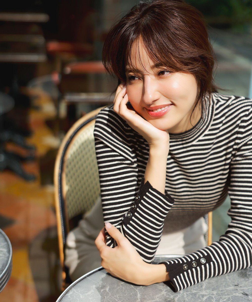 【エニィ スィス/any SiS】の【洗える】リブインナー ニット インテリア・キッズ・メンズ・レディースファッション・服の通販 founy(ファニー) ファッション Fashion レディースファッション Fashion for Women トップス・カットソー Cut & Sew Tops ニット Knit Tops & Sweaters インナー Innerwear コンパクト Compact, Small Size セーター Sweater, Knitwear フィット Fit, Slim Fit ベーシック Basic, Essential ボトルネック Bottle Neck, Mock Neck リブニット Rib Knit, Ribbed Knit エレガント 上品 Elegant 洗える Machine Washable A/W・秋冬 Autumn/Winter ブラック×アイボリーボーダー|ID: prp329100004571937 ipo3291000000034473895