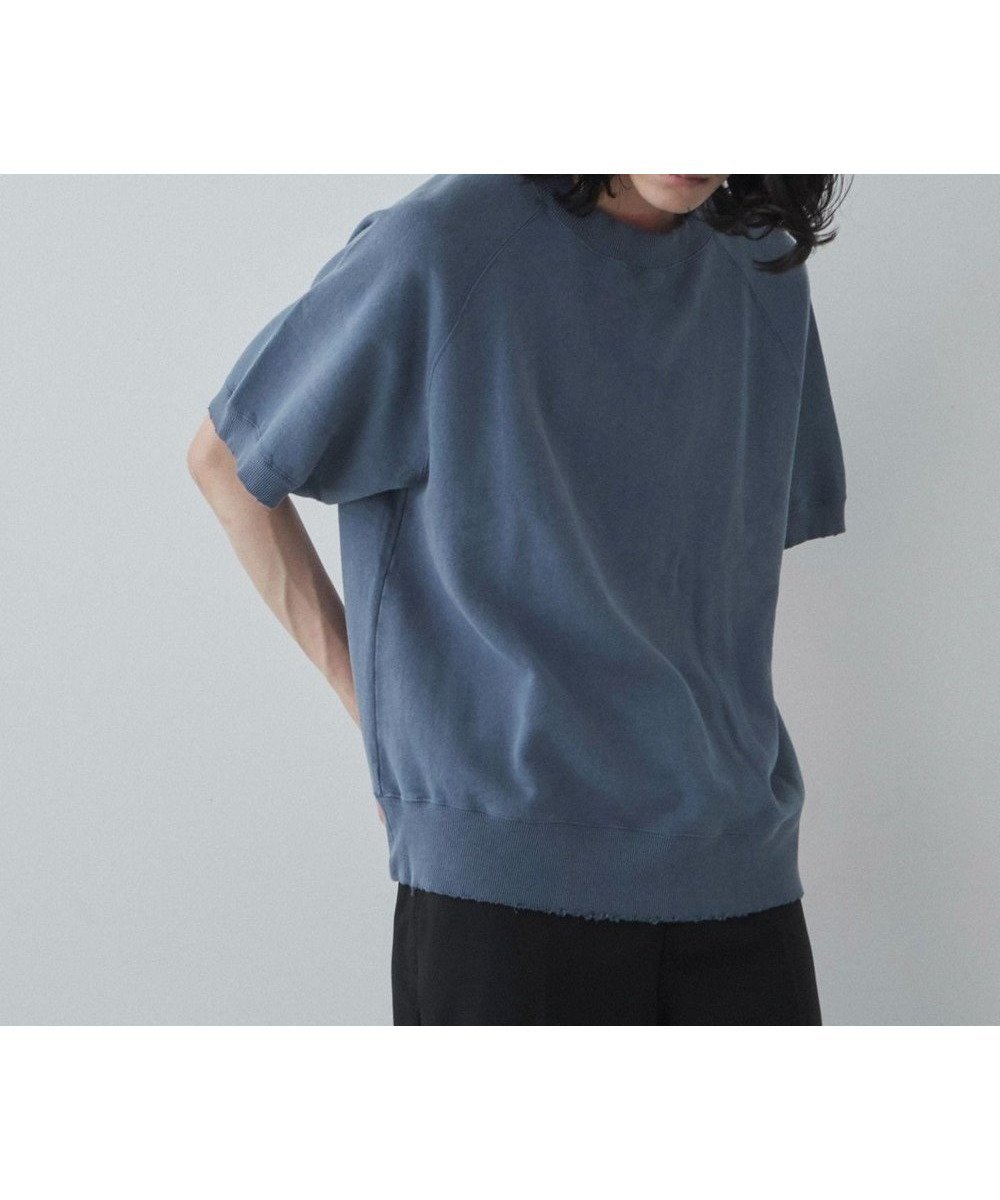 【ウィゴー/WEGO】の【ユニセックス着用ITEM】ハーフスリーブスウェット 人気、トレンドファッション・服の通販 founy(ファニー) 　ファッション　Fashion　レディースファッション　Fashion for Women　トップス・カットソー　Cut & Sew Tops　レディースパーカー・カジュアルフーディー　Casual Hoodies & Sweatshirts　スウェット・クルーネックトップス　Sweatshirts & Crewnecks / Relaxed Fit Sweat Tops　コンパクト　Compact, Small Size　スウェット / スエット　Sweatshirt, Sweatwear　スマホ　Smartphone, Mobile Device　スリーブ　Sleeve, Long Sleeve / Short Sleeve　ダメージ　Distressed, Destroyed　パウダー　Powder, Soft Tone　リラックス　Relax, Relaxed Fit　夏　Summer　春　Spring　S/S・春夏　SS, Spring/Summer, Warm Season　 other-1|ID: prp329100004571952 ipo3291000000034991571