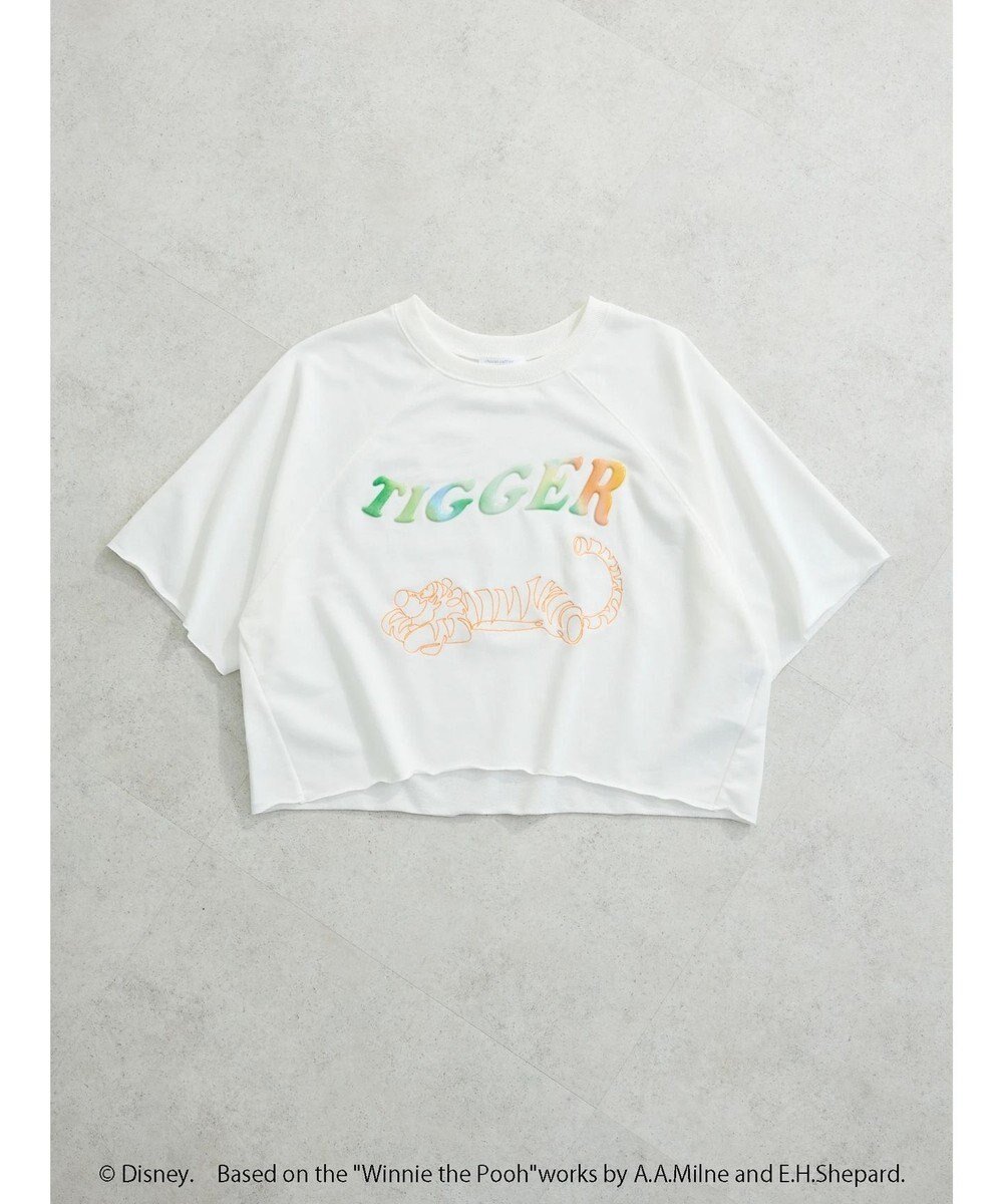 【グリーンパークス/Green Parks】のWinnie the Pooh/ショート丈プルオーバー インテリア・キッズ・メンズ・レディースファッション・服の通販 founy(ファニー) 　ファッション　Fashion　レディースファッション　WOMEN　トップス・カットソー　Tops/Tshirt　シャツ/ブラウス　Shirts/Blouses　ロング / Tシャツ　T-Shirts　プルオーバー　Pullover　カットソー　Cut and Sewn　カットソー　Cut And Sew　キャラクター　Character　ショート　Short　スリーブ　Sleeve　バランス　Balance　プリント　Print　ポケット　Pocket　夏　Summer　春　Spring　S/S・春夏　Ss・Spring/Summer　White|ID: prp329100004571974 ipo3291000000032352521