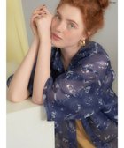 【アメリカンホリック/AMERICAN HOLIC】の総柄シアーショート丈シャツ/Disney 人気、トレンドファッション・服の通販 founy(ファニー) ファッション Fashion レディースファッション Fashion for Women トップス・カットソー Cut & Sew Tops シャツ・ブラウス・オフィスカジュアル Elegant Blouses & Button-Ups おすすめ Recommended / Our Picks インナー Innerwear クロップド Cropped, Short Length シアー Sheer, See-Through ショート Short, Short Length シンプル Simple, Minimal タンク Tank Top, Sleeveless Top トレンド Trend, Trending Now ワイド Wide, Wide Fit 夏 Summer 春 Spring S/S・春夏 SS, Spring/Summer, Warm Season thumbnail Navy|ID: prp329100004572008 ipo3291000000034246413