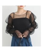 【アースミュージックアンドエコロジー/earth music&ecology】の袖デザインシアープルオーバー 人気、トレンドファッション・服の通販 founy(ファニー) ファッション Fashion レディースファッション Fashion for Women トップス・カットソー Cut & Sew Tops シャツ・ブラウス・オフィスカジュアル Elegant Blouses & Button-Ups ロングTシャツ・Tシャツ Longline T-Shirts & Tees カジュアルプルオーバー・ニットトップス Pullovers & Knit Tops / Casual Pullovers カットソー・ベーシックTシャツ Cut-and-Sewn Tops / Stretch Tees & Basics カットソー Cut and Sewn Top シアー Sheer, See-Through シャーリング Shirring, Ruched スリーブ Sleeve, Long Sleeve / Short Sleeve フィット Fit, Slim Fit フォルム Silhouette, Form ベーシック Basic, Essential ポケット Pocket, Pocket Detail ラウンド Round, Round Neck A/W・秋冬 Autumn/Winter thumbnail Black|ID: prp329100004572077 ipo3291000000033684351