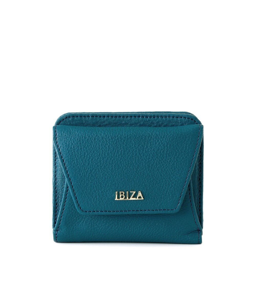 【イビサ/IBIZA】の牛革 BOXコインケース付折り財布 インテリア・キッズ・メンズ・レディースファッション・服の通販 founy(ファニー) 　ファッション　Fashion　レディースファッション　Ladies' Fashion Online　財布　Wallets　ポケット　Pocket　財布　Wallet　ターコイズブルー|ID: prp329100004572135 ipo3291000000032354355