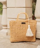 【ガイモ/gaimo】の【GAIMO/ガイモ】ウッドハンドルラフィアバッグ/9306 HARO 人気、トレンドファッション・服の通販 founy(ファニー) ファッション Fashion レディースファッション Ladies' Fashion Online エレガント 上品 Elegant シューズ Shoes スタイリッシュ Stylish タッセル Tassel ハンド Hand thumbnail ベージュ|ID: prp329100004572162 ipo3291000000032416632