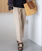 【23区/NIJYUSANKU】の【UVケア/洗える】コンパクトクロス テーパード パンツ ベージュ系|ID: prp329100004572174 ipo3291000000033451854