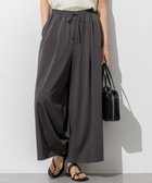 【23区/NIJYUSANKU】の【接触冷感/洗える】ツイストコットンプレーティング ワイド パンツ グレー系|ID: prp329100004572184 ipo3291000000035709381