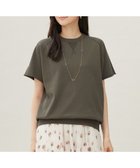 【自由区/JIYU-KU】の【洗える】コットンループバックスウェット ニット ダークカーキ|ID: prp329100004572187 ipo3291000000032354835