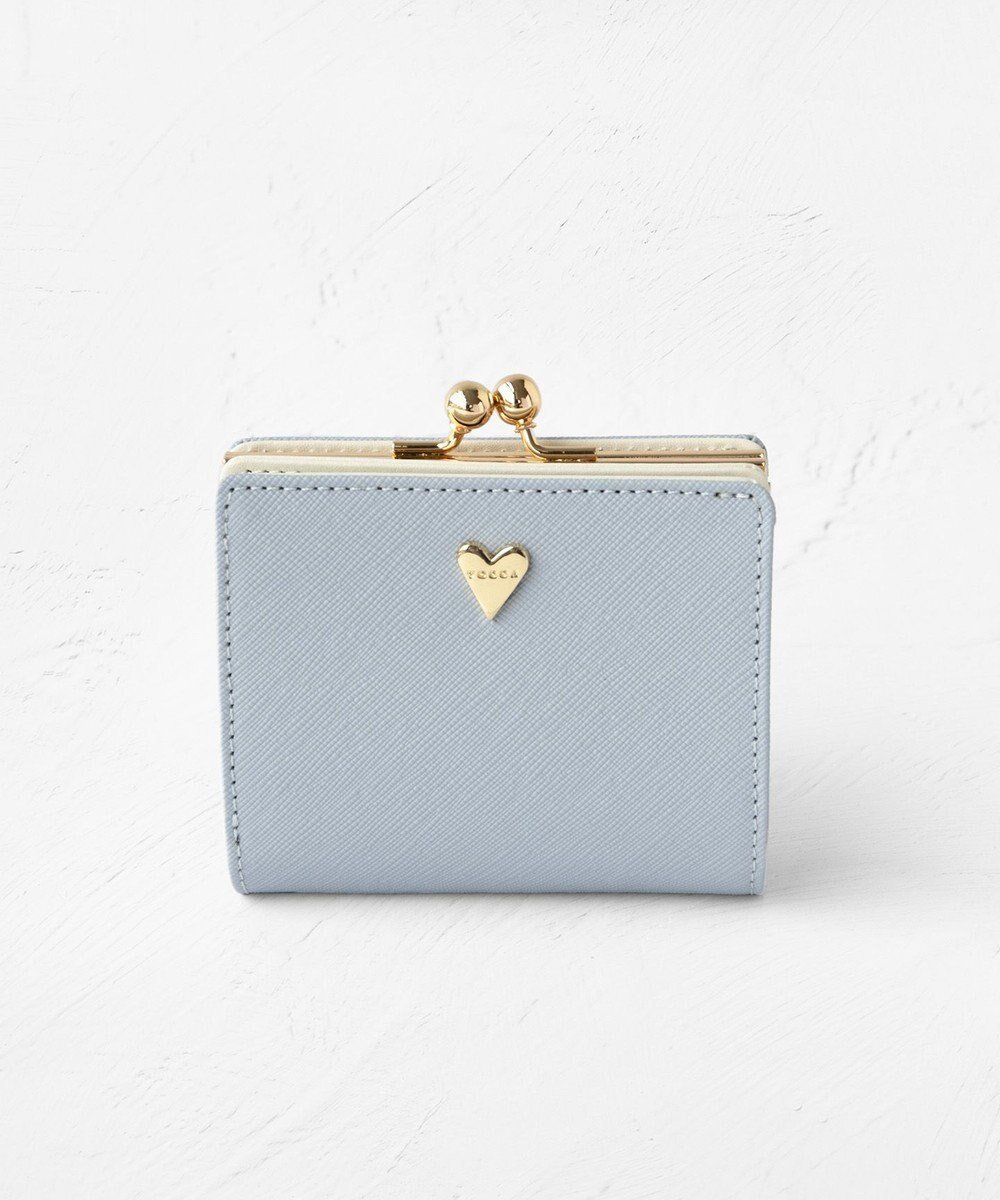 【トッカ/TOCCA】のPIECE OF LOVE BIFOLD WALLET 2つ折り財布 インテリア・キッズ・メンズ・レディースファッション・服の通販 founy(ファニー) 　ファッション　Fashion　レディースファッション　Ladies' Fashion Online　財布　Wallets　アシンメトリー　Asymmetry　ウォレット　Wallet　コンパクト　Compact　シンプル　Simple　財布　Wallet　フォルム　Form　ポケット　Pocket　メタル　Metal　モダン　Modern　モチーフ　Motif　リュクス　Luxe　A/W・秋冬　Aw・Autumn/Winter・Fw・Fall-Winter　冬　Winter　おすすめ　Recommend　ブルー系|ID: prp329100004572188 ipo3291000000032354863