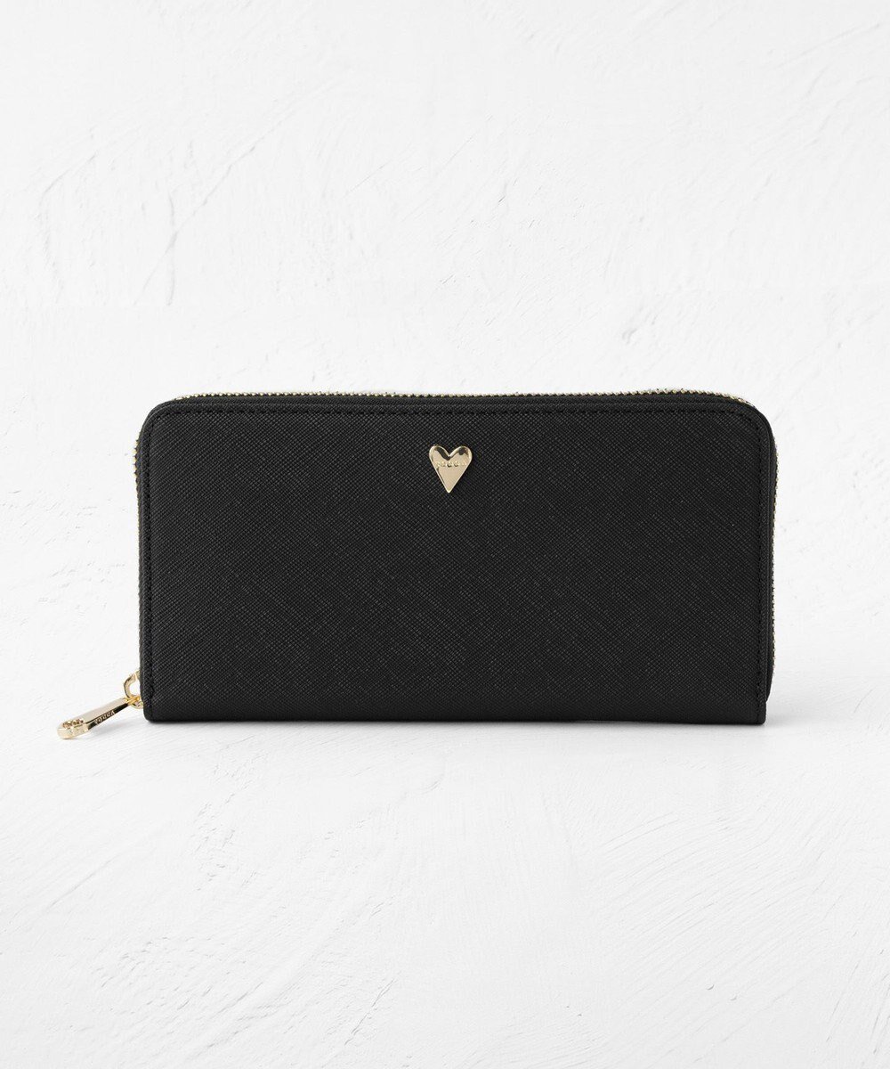 【トッカ/TOCCA】のPIECE OF LOVE LONG WALLET 長財布 インテリア・キッズ・メンズ・レディースファッション・服の通販 founy(ファニー) 　ファッション　Fashion　レディースファッション　Fashion for Women　ミニ財布・二つ折り財布　Wallets & Card Cases　アシンメトリー　Asymmetrical Style　シンプル　Simple, Minimal　財布　Wallet, Purse　フォルム　Silhouette, Form　ポケット　Pocket, Pocket Detail　メタル　Metal, Metal Parts　モダン　Modern, Contemporary　モチーフ　Motif, Design Theme　リュクス　Luxury, Elegant, High-End, Chic　A/W・秋冬　Autumn/Winter　冬　Winter / This Winter　おすすめ　Recommended / Our Picks　ブラック系|ID: prp329100004572195 ipo3291000000032724922