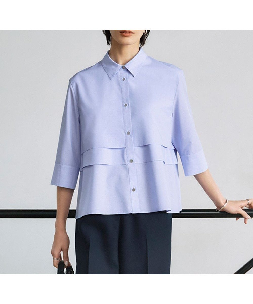【アイシービー/iCB】の【WEB限定・洗える】クリーンブロード クロップドシャツ 人気、トレンドファッション・服の通販 founy(ファニー) 　ファッション　Fashion　レディースファッション　Fashion for Women　トップス・カットソー　Cut & Sew Tops　シャツ・ブラウス・オフィスカジュアル　Elegant Blouses & Button-Ups　2025年　2025　2025春夏・S/S　Spring/Summer 2025 SS25　トレンド　Trend, Trending Now　バランス　Balance, Style Balance　ブロード　Broadcloth, Fine Cotton　マニッシュ　Mannish, Boyish　ワイド　Wide, Wide Fit　夏　Summer　春　Spring　S/S・春夏　SS, Spring/Summer, Warm Season　洗える　Machine Washable　 other-1|ID: prp329100004572197 ipo3291000000033658048