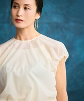 【ベイジ,/BEIGE,】の【洗える/セットアップ対応】SPIGA / バルーンスリーブブラウス 人気、トレンドファッション・服の通販 founy(ファニー) ファッション Fashion レディースファッション Ladies' Fashion Online トップス・カットソー Tops/Tshirt シャツ/ブラウス Shirts/Blouses セットアップ Setup トップス Tops アクセサリー Accessories エアリー Airy 春 Spring 洗える Washable ギャザー Gather スタイリッシュ Stylish ストレッチ Stretch セットアップ Set Up タフタ Taffeta デニム Denim バルーン Balloon パウダー Powder ロング Long S/S・春夏 Ss・Spring/Summer 夏 Summer エレガント 上品 Elegant |ID:prp329100004572248