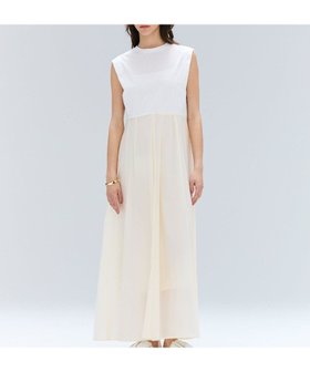 【ベイジ,/BEIGE,】 【洗える/セットアップ対応】SPIGA / ジャージーコンビフレアワンピース人気、トレンドファッション・服の通販 founy(ファニー) ファッション Fashion レディースファッション Fashion for Women ワンピース Dresses エレガント 上品 Elegant 春 Spring 洗える Machine Washable ジャケット Jacket, Outerwear ストレッチ Stretch, Stretchy Fabric セットアップ Set-Up, Coordinated Outfit タフタ Taffeta, Structured Fabric ドッキング Docking, Mixed Material ノースリーブ Sleeveless, No-Sleeve パウダー Powder, Soft Tone フレア Flare, Flared S/S・春夏 SS, Spring/Summer, Warm Season おすすめ Recommended / Our Picks 夏 Summer 旅行 Travel |ID:prp329100004572251