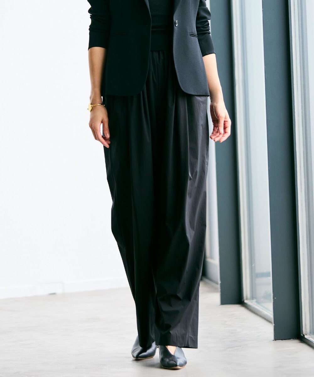 【ベイジ,/BEIGE,】の【洗える/セットアップ対応】SPIGA / イージータックワイドパンツ インテリア・キッズ・メンズ・レディースファッション・服の通販 founy(ファニー) ファッション Fashion レディースファッション Fashion for Women セットアップ Matching Sets レディースパンツ・ボトムス Pants & Trousers / Bottoms 春 Spring 洗える Machine Washable カットソー Cut and Sewn Top ギャザー Gathered, Ruffled ジャケット Jacket, Outerwear ストレッチ Stretch, Stretchy Fabric セットアップ Set-Up, Coordinated Outfit タフタ Taffeta, Structured Fabric パウダー Powder, Soft Tone リラックス Relax, Relaxed Fit ワイド Wide, Wide Fit S/S・春夏 SS, Spring/Summer, Warm Season おすすめ Recommended / Our Picks 夏 Summer 旅行 Travel エレガント 上品 Elegant Black|ID: prp329100004572252 ipo3291000000033658086