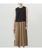 【アイシービー/iCB】の【WEB限定・洗える】 RENUコンビドレス ブラック×モカ系|ID: prp329100004573064 ipo3291000000032380004