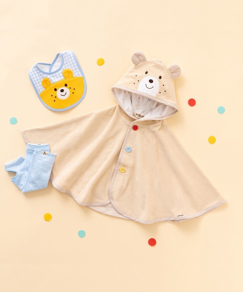 【ミキハウスホットビスケッツ/MIKI HOUSE HOT BISCUITS / KIDS】のキャラクターポンチョ&小物ギフトセット【BOX付き】 インテリア・キッズ・メンズ・レディースファッション・服の通販 founy(ファニー) 　ファッション　Fashion　キッズファッション　Fashion for Kids　キャラクター　Character, Licensed Characters　ギフト プレゼント　Gift / Present　トレンカ　Treggings, Stirrup Leggings　ベビー　Baby, Babywear　ポンチョ　Poncho, Cape Style　夏　Summer　ブルー|ID: prp329100004573085 ipo3291000000033440075