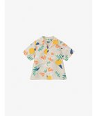 【ヘリーハンセン/HELLY HANSEN / KIDS】の【キッズ・はっ水・UVカット・耐海水・耐塩素・記名ラベル付】ショートスリーブバスクシャツ アイボリープリント|ID: prp329100004573092 ipo3291000000032717941