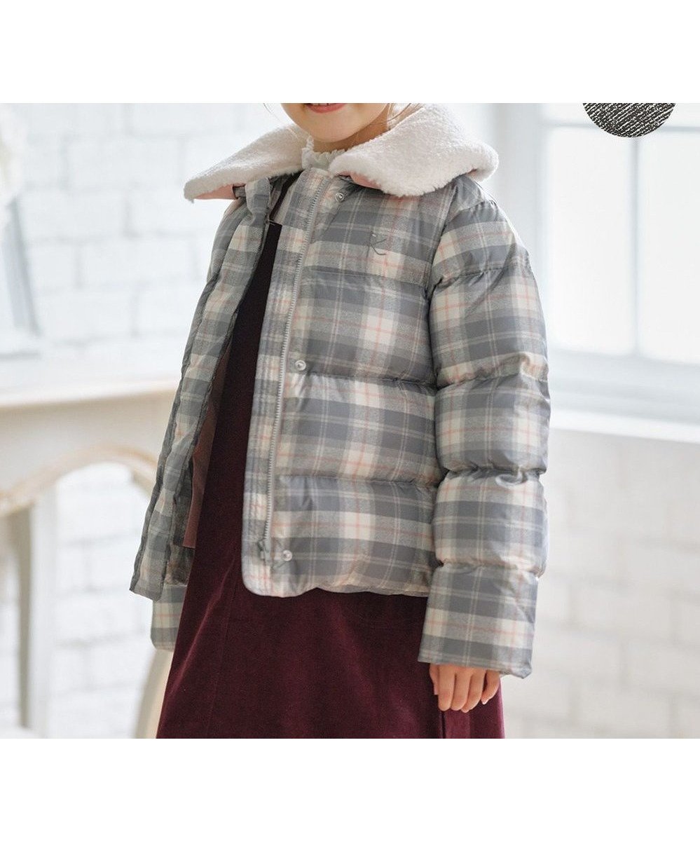【組曲 / KIDS/KUMIKYOKU】の【110-140㎝】 ショートダウン 人気、トレンドファッション・服の通販 founy(ファニー) 　ファッション　Fashion　キッズファッション　KIDS Children’s Clothing　アウター　Coat Outerwear /Kids　ショート　Short　ジャケット　Jacket　タフタ　Taffeta　ダウン　Down　チェック　Check　ツイード　Tweed　トレンド　Trend　フェザー　Feather　プリント　Print　エレガント 上品　Elegant　A/W・秋冬　Aw・Autumn/Winter・Fw・Fall-Winter　軽量　Lightweight　 other-1|ID: prp329100004573094 ipo3291000000032513949