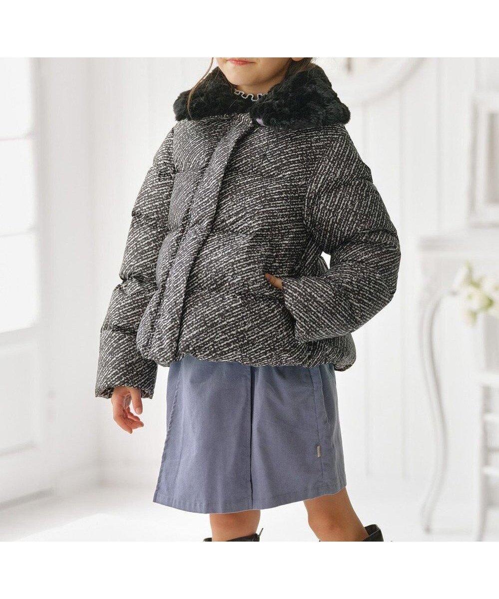 【組曲 / KIDS/KUMIKYOKU】の【110-140㎝】 ショートダウン インテリア・キッズ・メンズ・レディースファッション・服の通販 founy(ファニー) 　ファッション　Fashion　キッズファッション　KIDS Children’s Clothing　アウター　Coat Outerwear /Kids　ショート　Short　ジャケット　Jacket　タフタ　Taffeta　ダウン　Down　チェック　Check　ツイード　Tweed　トレンド　Trend　フェザー　Feather　プリント　Print　エレガント 上品　Elegant　A/W・秋冬　Aw・Autumn/Winter・Fw・Fall-Winter　軽量　Lightweight　ツイード系5|ID: prp329100004573094 ipo3291000000032513951