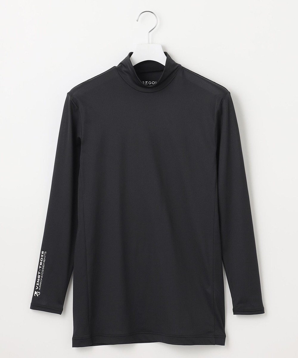 【23区 ゴルフ/23区GOLF / MEN】の【MEN】【吸水速乾/UVカット】30dカノコハイネックインナー インテリア・キッズ・メンズ・レディースファッション・服の通販 founy(ファニー) 　ファッション　Fashion　メンズファッション　Men's Style Online　ゴルフ　Golf　アンダー　Under　インナー　Inner　シンプル　Simple　スポーティ　Sporty　ポロシャツ　Polo Shirt　吸水　Water Absorption　定番　Standard　ブラック系|ID: prp329100004573098 ipo3291000000032587300