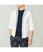【ジョセフ アブード/JOSEPH ABBOUD / MEN】の【1枚で2通りの着こなし】オーガニックコットンリバーシブル 七分袖シャツ アイボリー系1|ID: prp329100004573103 ipo3291000000032675126