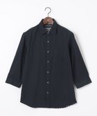 【ジョセフ アブード/JOSEPH ABBOUD / MEN】の【1枚で2通りの着こなし】オーガニックコットンリバーシブル 七分袖シャツ ネイビー系1|ID: prp329100004573103 ipo3291000000032675128