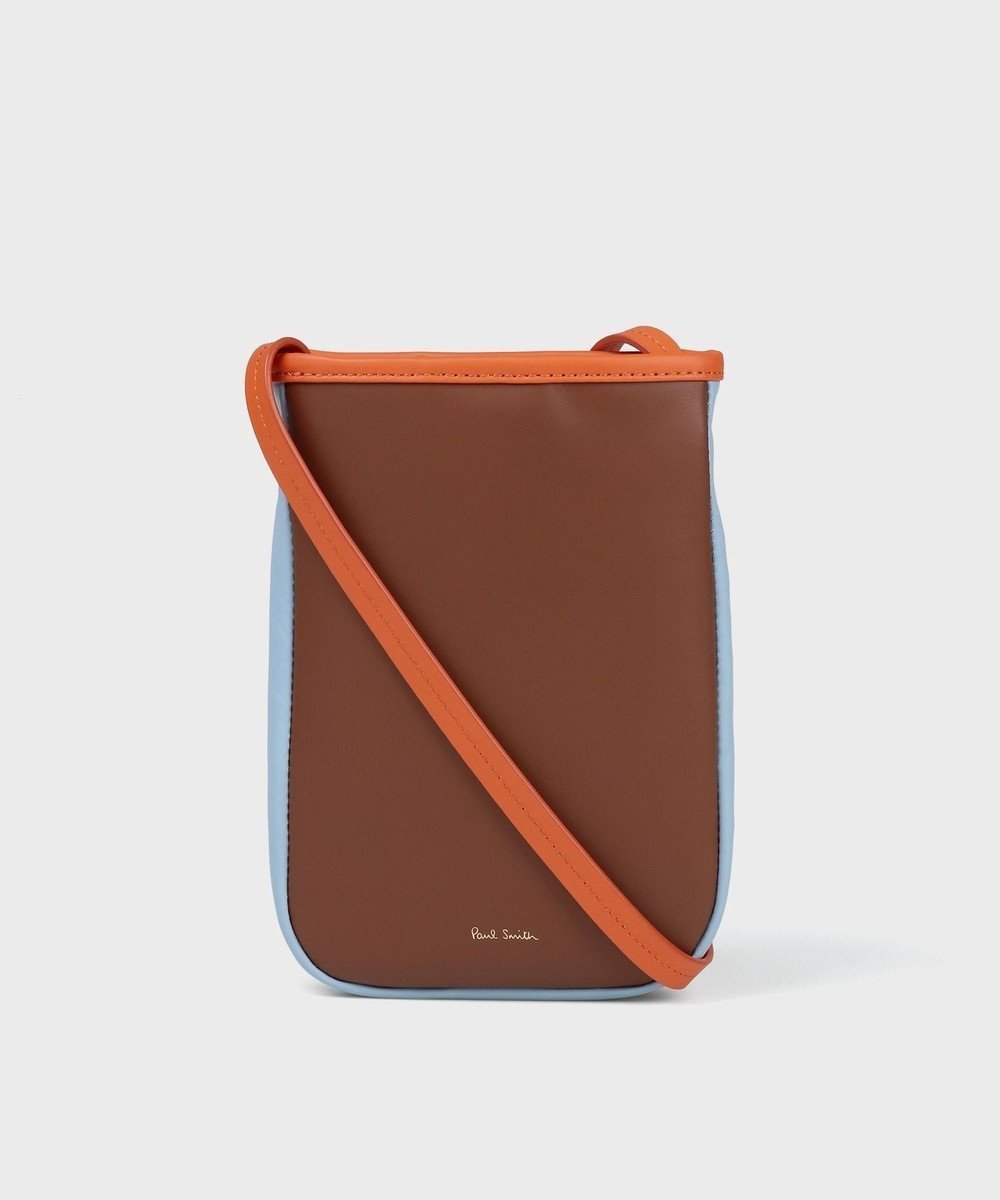 【ポールスミス/Paul Smith / MEN】のソフトレザー ミニショルダーバッグ インテリア・キッズ・メンズ・レディースファッション・服の通販 founy(ファニー) 　ファッション　Fashion　メンズファッション　MEN　バッグ　Bag/Men　サテン　Satin　シンプル　Simple　スマート　Smart　財布　Wallet　テクスチャー　Texture　マグネット　Magnet　エレガント 上品　Elegant　ブラウン|ID: prp329100004573108 ipo3291000000032364286
