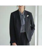 【ジェイ プレス/J.PRESS】の【セットアップ対応・洗える】セラテリーダブルクロス ノーカラー ジャケット ブラック系|ID: prp329100004573120 ipo3291000000033689738