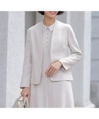 【ジェイ プレス/J.PRESS】の【セットアップ対応】セラテリーダブルクロス ノーカラー ジャケット グレージュ系|ID: prp329100004573120 ipo3291000000035663616