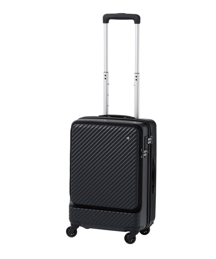 【エースバッグズアンドラゲッジ/ACE BAGS & LUGGAGE】のHaNT ハントマイン スーツケース 34L フロントポケット 1-2泊用 機内持込み対応サイズ 05744 ハント インテリア・キッズ・メンズ・レディースファッション・服の通販 founy(ファニー) https://founy.com/ ファッション Fashion レディースファッション Fashion for Women スーツ Business Suits & Workwear 傘 Umbrella, Parasol シューズ Shoes, Footwear フロント Front, Front Design プリント Print, Printed Pattern ポケット Pocket, Pocket Detail ポーチ Pouch, Small Case おすすめ Recommended / Our Picks 旅行 Travel スーツケース キャリーケース Suitcase / Carry Case |ID: prp329100004573125 ipo3291000000032695541