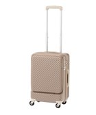 【エースバッグズアンドラゲッジ/ACE BAGS & LUGGAGE】のHaNT ハントマイン スーツケース 34L フロントポケット 1-2泊用 機内持込み対応サイズ 05744 ハント ブロッサムラテ|ID: prp329100004573125 ipo3291000000032695543