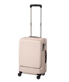【エースバッグズアンドラゲッジ/ACE BAGS & LUGGAGE】のHaNT ハントマイン スーツケース 34L フロントポケット 1-2泊用 機内持込み対応サイズ 05744 ハント ダリアベージュ|ID: prp329100004573125 ipo3291000000032695545