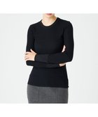 【ベイジ,/BEIGE,】の【洗える】FORD / クルーネックトップス 人気、トレンドファッション・服の通販 founy(ファニー) ファッション Fashion レディースファッション WOMEN トップス・カットソー Tops/Tshirt シャツ/ブラウス Shirts/Blouses ロング / Tシャツ T-Shirts カットソー Cut and Sewn インナー Inner カットソー Cut And Sew カーディガン Cardigan ジャケット Jacket フィット Fit 人気 Popularity 定番 Standard 洗える Washable A/W・秋冬 Aw・Autumn/Winter・Fw・Fall-Winter thumbnail Black×Navy|ID: prp329100004573136 ipo3291000000032364824