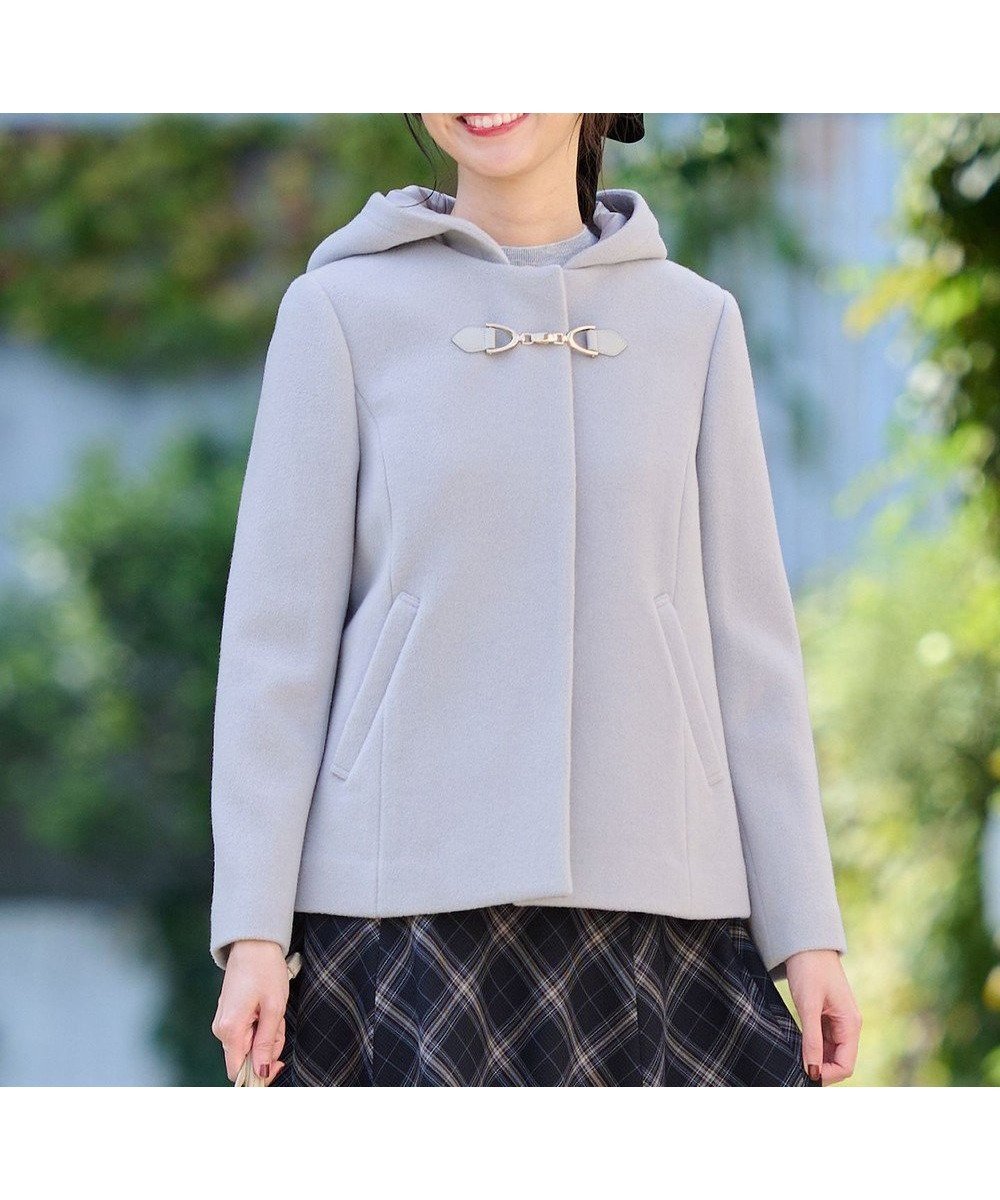 【エニィ スィス/any SiS】の【2WAY】ファインウールモッサ ショートコート インテリア・キッズ・メンズ・レディースファッション・服の通販 founy(ファニー) 　ファッション　Fashion　レディースファッション　Ladies' Fashion Online　アウター　Coat Outerwear　コート　Coats　ジャケット　Jackets　カシミヤ　Cashmere　クラシカル　Classical　ショート　Short　ジャケット　Jacket　ポケット　Pocket　防寒　Cold Protection　A/W・秋冬　Aw・Autumn/Winter・Fw・Fall-Winter　エレガント 上品　Elegant　ビジネス 仕事 通勤　Business　【WEB・一部店舗限定】ライトブルー|ID: prp329100004573169 ipo3291000000032491584