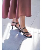 【イェッカ ヴェッカ/YECCA VECCA】のナローストラップサンダル 人気、トレンドファッション・服の通販 founy(ファニー) ファッション Fashion レディースファッション Fashion for Women サンダル Sandals, Summer Shoes バランス Balance, Style Balance フェイクレザー Faux Leather, PU Leather 夏 Summer 春 Spring S/S・春夏 SS, Spring/Summer, Warm Season thumbnail Black|ID: prp329100004573195 ipo3291000000032697010