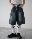 【ウィゴー/WEGO】のドロストカーゴハーフパンツ 人気、トレンドファッション・服の通販 founy(ファニー) ファッション Fashion レディースファッション Fashion for Women パンツ Pants & Trousers デニムパンツ・ジーンズ・美脚デニム Denim Jeans & Pants ショートパンツ・ハーフパンツ High-Waisted & Relaxed Shorts おすすめ Recommended / Our Picks ショート Short, Short Length スマホ Smartphone, Mobile Device デニム Denim, Jeans Material トレンド Trend, Trending Now A/W・秋冬 Autumn/Winter thumbnail デニム中濃色|ID: prp329100004573202 ipo3291000000033682162
