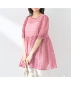 【アースミュージックアンドエコロジー/earth music&ecology】のシアーパフチュニック Pink|ID: prp329100004573204 ipo3291000000033263857