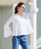 【ベイジ,/BEIGE,】のPERSIMMON / フレアーブラウス White|ID: prp329100004573278 ipo3291000000034318359