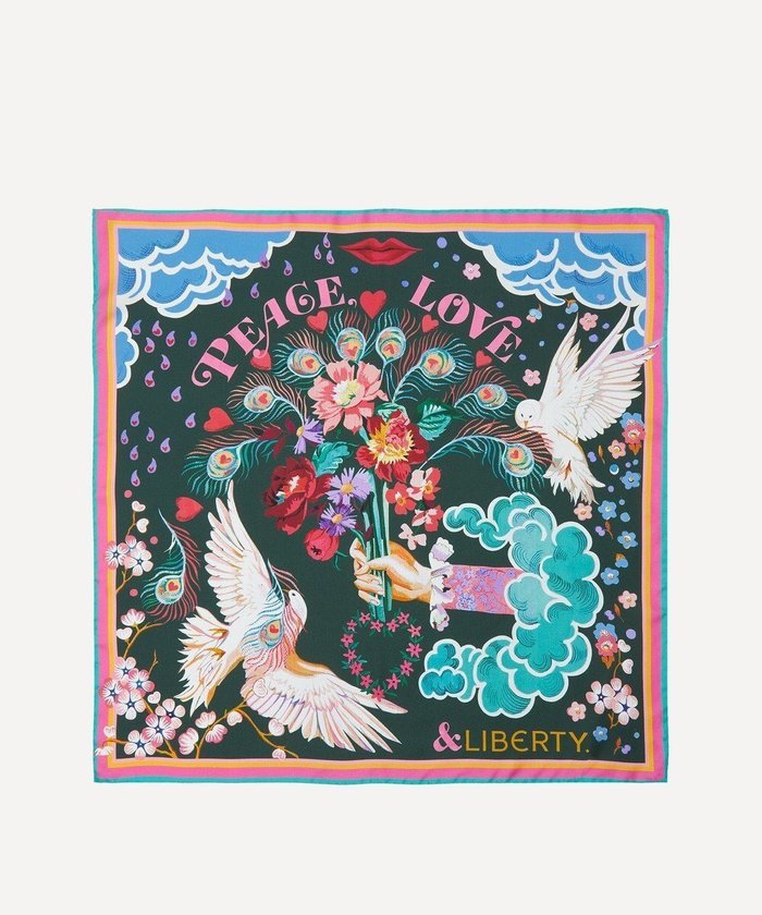 【リバティ/LIBERTY】のピース ラブ アンド リバティ 70x70 シルクスカーフ インテリア・キッズ・メンズ・レディースファッション・服の通販 founy(ファニー) https://founy.com/ ファッション Fashion レディースファッション Fashion for Women イタリア Italy キャンバス Canvas, Canvas Fabric クラシカル Classical, Vintage-Inspired シルク Silk, 100% Silk スカーフ Scarf, Neckwear バンダナ Bandana, Head Scarf プリント Print, Printed Pattern ワーク Workwear, Utility Style 手描き Hand-Drawn, Illustrated |ID: prp329100004573285 ipo3291000000032723514