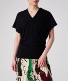 【ポール スミス/Paul Smith】の【洗える】ベア天竺 Vネックカットソー ブラック|ID: prp329100004573311 ipo3291000000033524947