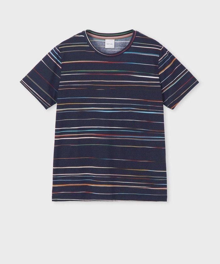 【ポール スミス/Paul Smith】のSignature Pinstripe 半袖Tシャツ インテリア・キッズ・メンズ・レディースファッション・服の通販 founy(ファニー) https://founy.com/ ファッション Fashion レディースファッション Fashion for Women トップス・カットソー Cut & Sew Tops シャツ・ブラウス・オフィスカジュアル Elegant Blouses & Button-Ups ロングTシャツ・Tシャツ Longline T-Shirts & Tees カットソー・ベーシックTシャツ Cut-and-Sewn Tops / Stretch Tees & Basics おすすめ Recommended / Our Picks インナー Innerwear カットソー Cut and Sewn Top カーディガン Cardigan, Knitwear ジャケット Jacket, Outerwear プリント Print, Printed Pattern ワーク Workwear, Utility Style エレガント 上品 Elegant 半袖 Short Sleeve, Half Sleeve 夏 Summer S/S・春夏 SS, Spring/Summer, Warm Season A/W・秋冬 Autumn/Winter |ID: prp329100004573315 ipo3291000000032723672