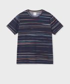 【ポール スミス/Paul Smith】のSignature Pinstripe 半袖Tシャツ ネイビー|ID: prp329100004573315 ipo3291000000032723673