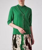 【ポール スミス/Paul Smith】の【洗える】パイピングストライプ カーディガン グリーン|ID: prp329100004573320 ipo3291000000033523215