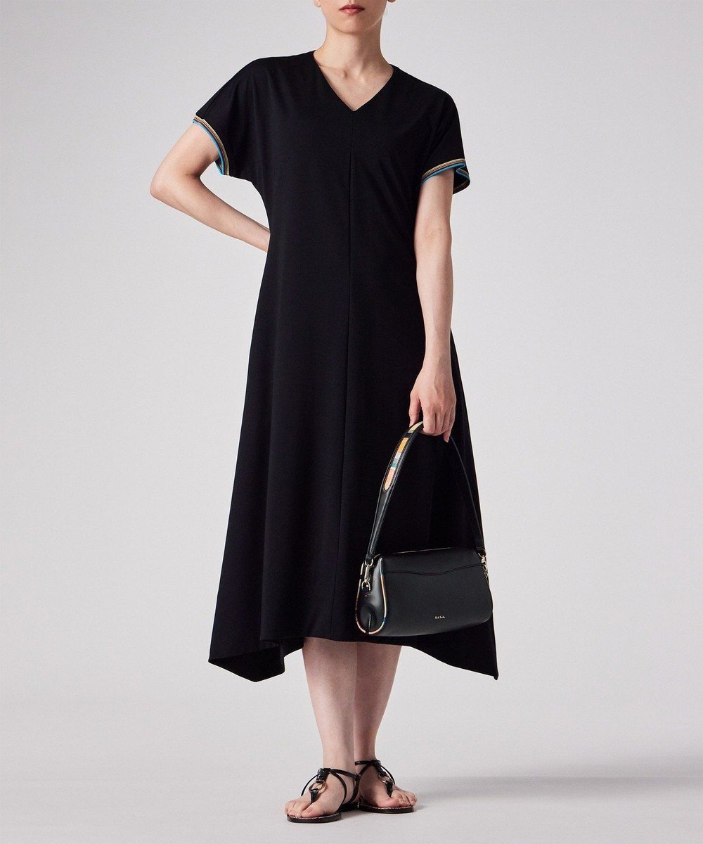 【ポール スミス/Paul Smith】の【洗える】レーヨン ジャージードレス 人気、トレンドファッション・服の通販 founy(ファニー) 　ファッション　Fashion　レディースファッション　Fashion for Women　ワンピース　Dresses　フォーマル・パーティードレス・結婚式用ドレス　Elegant & Casual Dresses　イレギュラーヘム　Irregular Hem　カットソー　Cut and Sewn Top　デコルテ　Décolleté, Neckline　ドレス　Dress, One-Piece　リラックス　Relax, Relaxed Fit　夏　Summer　S/S・春夏　SS, Spring/Summer, Warm Season　洗える　Machine Washable　A/W・秋冬　Autumn/Winter　 other-1|ID: prp329100004573328 ipo3291000000033523244