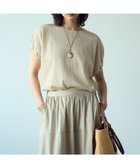 【23区/NIJYUSANKU】の【洗える】クリスピーシアールレックス ギャザースリーブ ラメ ニット 人気、トレンドファッション・服の通販 founy(ファニー) ファッション Fashion レディースファッション Fashion for Women トップス・カットソー Cut & Sew Tops ニット Knit Tops & Sweaters インナー Innerwear 春 Spring 洗える Machine Washable ギャザー Gathered, Ruffled シアー Sheer, See-Through シルバー Silver, Metallic Silver ジャケット Jacket, Outerwear スリーブ Sleeve, Long Sleeve / Short Sleeve セーター Sweater, Knitwear S/S・春夏 SS, Spring/Summer, Warm Season 夏 Summer エレガント 上品 Elegant 2025年 2025 2025春夏・S/S Spring/Summer 2025 SS25 thumbnail ゴールド系|ID: prp329100004573357 ipo3291000000032367091