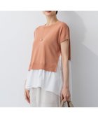 【23区/NIJYUSANKU】の【洗える】レイヤードデザイン ニット 人気、トレンドファッション・服の通販 founy(ファニー) ファッション Fashion レディースファッション Fashion for Women トップス・カットソー Cut & Sew Tops ニット Knit Tops & Sweaters 春 Spring 洗える Machine Washable ギャザー Gathered, Ruffled ショルダー Shoulder, Shoulder Strap ショート Short, Short Length ストライプ Stripe, Striped Pattern セーター Sweater, Knitwear トレンド Trend, Trending Now ドッキング Docking, Mixed Material ドロップ Drop Shoulder, Dropped Style S/S・春夏 SS, Spring/Summer, Warm Season 夏 Summer エレガント 上品 Elegant 2025年 2025 2025春夏・S/S Spring/Summer 2025 SS25 thumbnail アプリコット×オフ|ID: prp329100004573360 ipo3291000000033649833