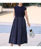 【23区/NIJYUSANKU】の【Oggi8月号掲載/洗える】ニットレイヤード ワンピース ネイビー系|ID: prp329100004573367 ipo3291000000035386123