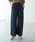 【イェッカ ヴェッカ/YECCA VECCA】のコットンイージーピンタックワイドパンツ Navy|ID: prp329100004573374 ipo3291000000032367183