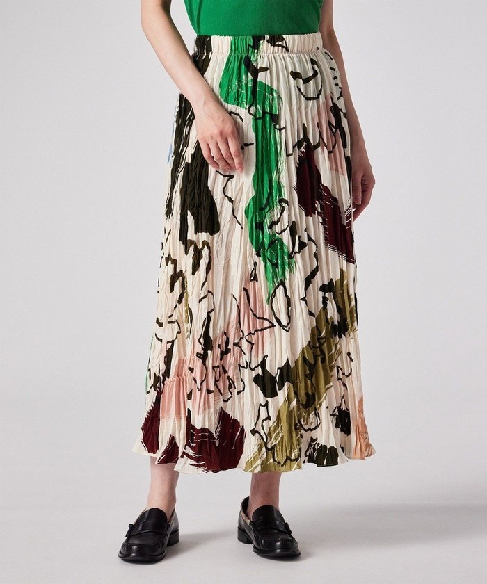【ポール スミス/Paul Smith】のPainters Smock プリーツスカート インテリア・キッズ・メンズ・レディースファッション・服の通販 founy(ファニー) https://founy.com/ ファッション Fashion レディースファッション Fashion for Women スカート Skirts プリーツスカート / 上品フェミニンスタイル Pleated Skirts プリント Print, Printed Pattern プリーツ Pleats, Pleated モダン Modern, Contemporary ワーク Workwear, Utility Style 夏 Summer S/S・春夏 SS, Spring/Summer, Warm Season A/W・秋冬 Autumn/Winter |ID: prp329100004573375 ipo3291000000033374777
