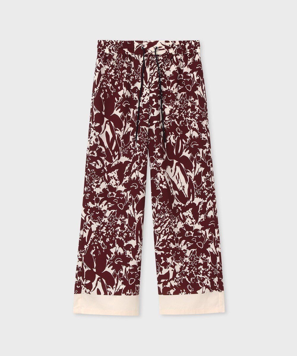【ポール スミス/Paul Smith】のAvant Garden ワイドパンツ インテリア・キッズ・メンズ・レディースファッション・服の通販 founy(ファニー) 　ファッション　Fashion　レディースファッション　Ladies' Fashion Online　パンツ　Pants　おすすめ　Recommend　エレガント 上品　Elegant　シンプル　Simple　セットアップ　Set Up　トレンド　Trend　ドレープ　Drape　プリント　Print　リラックス　Relax　ワイド　Wide　ワーク　Work　夏　Summer　S/S・春夏　Ss・Spring/Summer　A/W・秋冬　Aw・Autumn/Winter・Fw・Fall-Winter　ダークレッド|ID: prp329100004573382 ipo3291000000032367241
