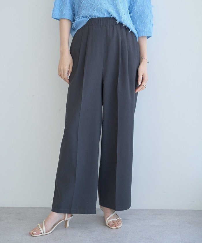【イェッカ ヴェッカ/YECCA VECCA】のリラックスイージーワイドパンツ インテリア・キッズ・メンズ・レディースファッション・服の通販 founy(ファニー) https://founy.com/ ファッション Fashion レディースファッション Ladies' Fashion Online パンツ Pants おすすめ Recommend センター Center フロント Front ポケット Pocket リネン Linen ワイド Wide 夏 Summer 春 Spring S/S・春夏 Ss・Spring/Summer |ID: prp329100004573383 ipo3291000000032658554